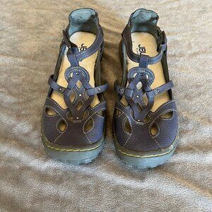 JBU by Jambu Women's Sydney Gray Mary Jane T-Strap Memory Foam, Size 8